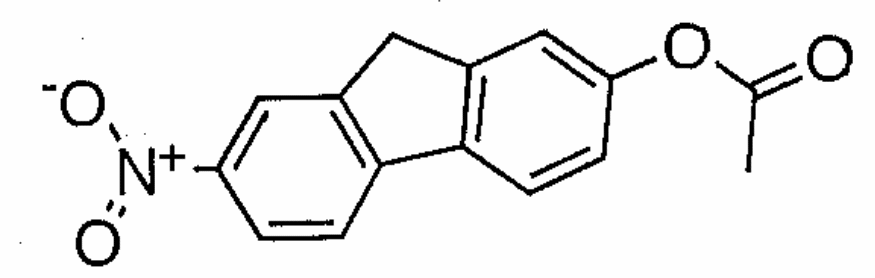 3-nitro-fluoxenone structure 2-acetoxy-7-nitrofluorene structure