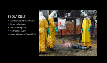 Ebola Public Health Poster