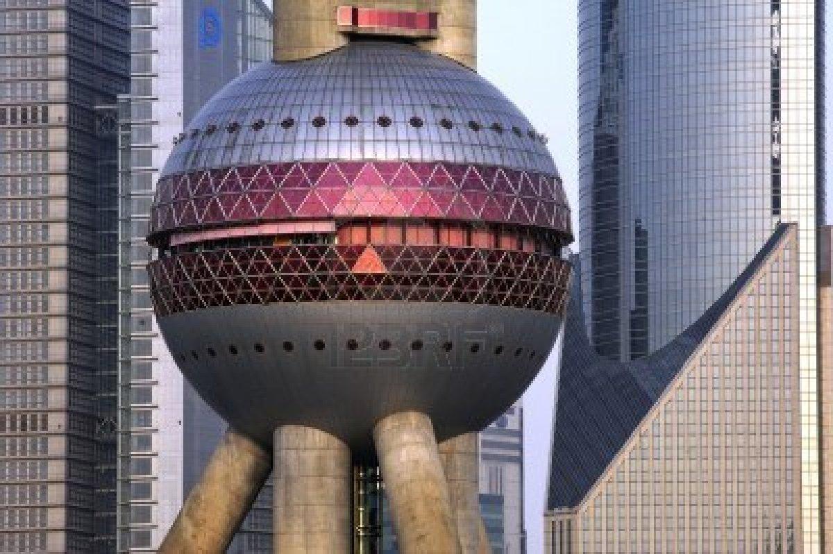  the Oriental Pearl TV tower in Shanghai, symbolizing modern architecture and the use of innovation in architectural designs.