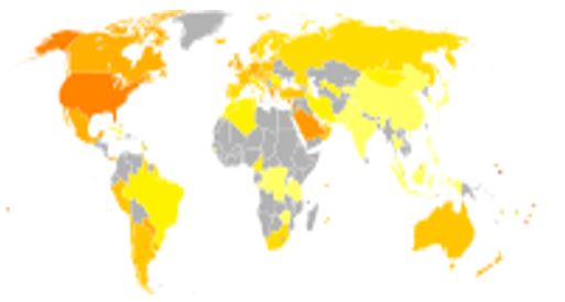 Prevalence of obesity around the globe
