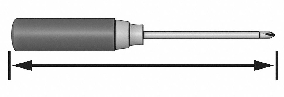A Screwdriver with a detachable tip.
