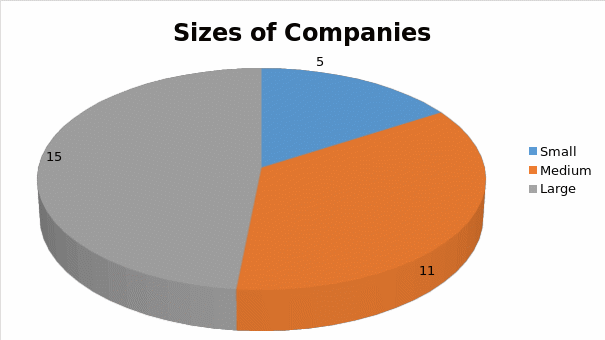 Sizes of Companies