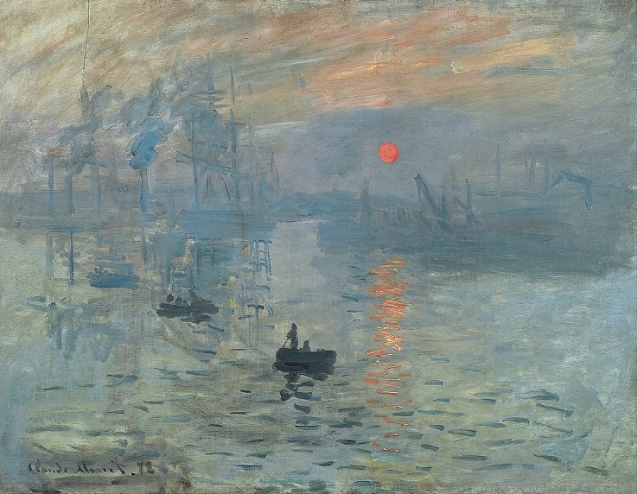 Claude Monet’s “Impression, Sunrise”