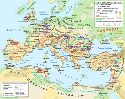 The Map of Ancient Rome