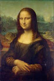 Painting of The Mona Lisa By Leonardo Da Vinci.