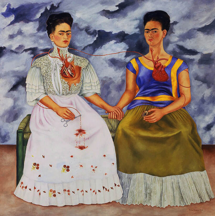 The Two Frida's Art