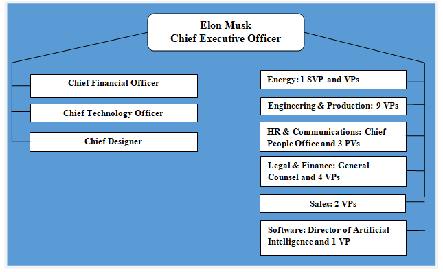 Tesla Organizational Structure