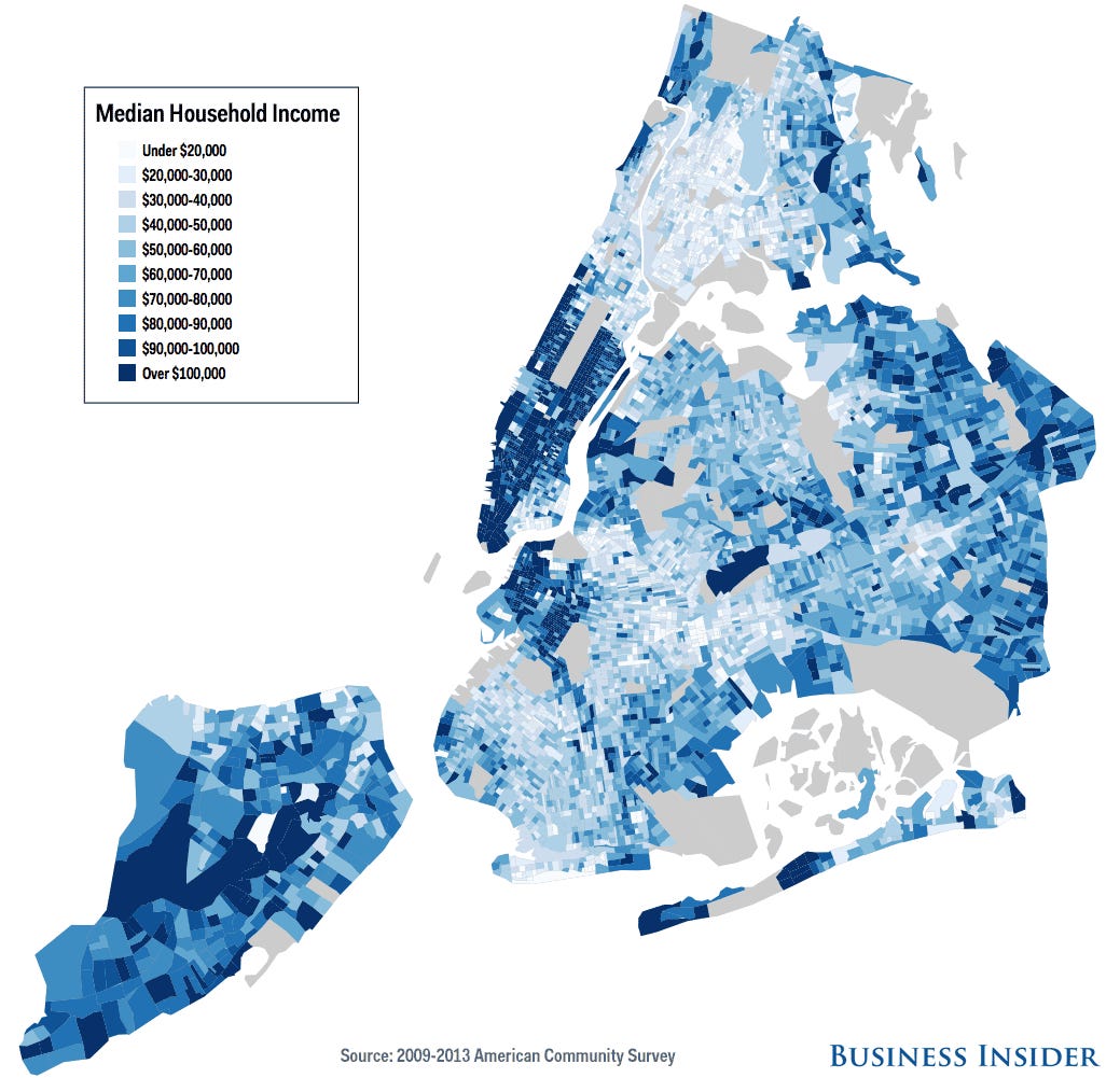 New York by Income 
