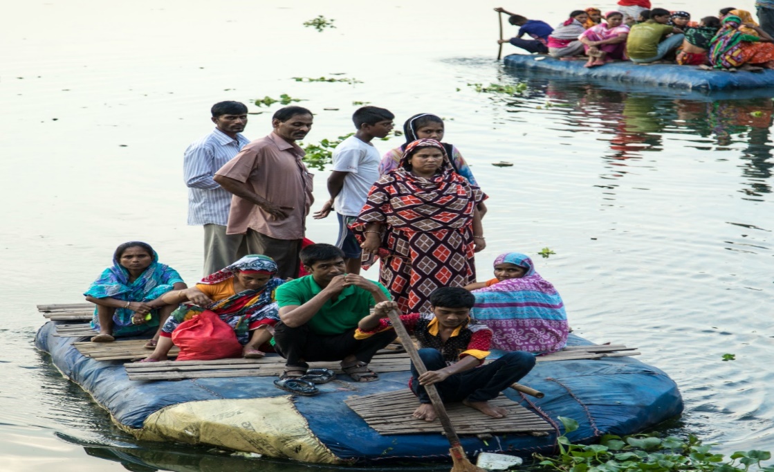 Photos of Hindus Migrating from Bangladesh