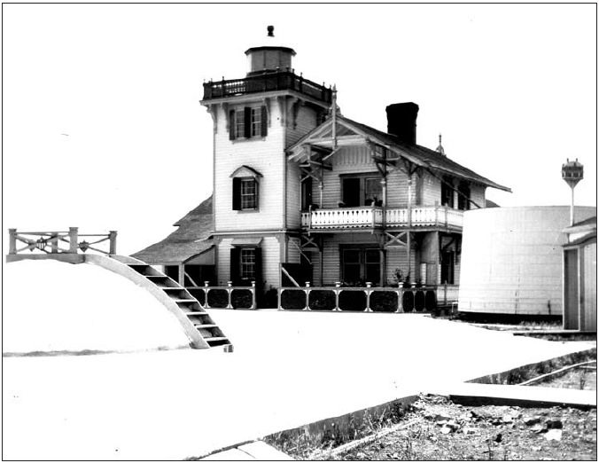 East Brother Lighthouse circa 1900.