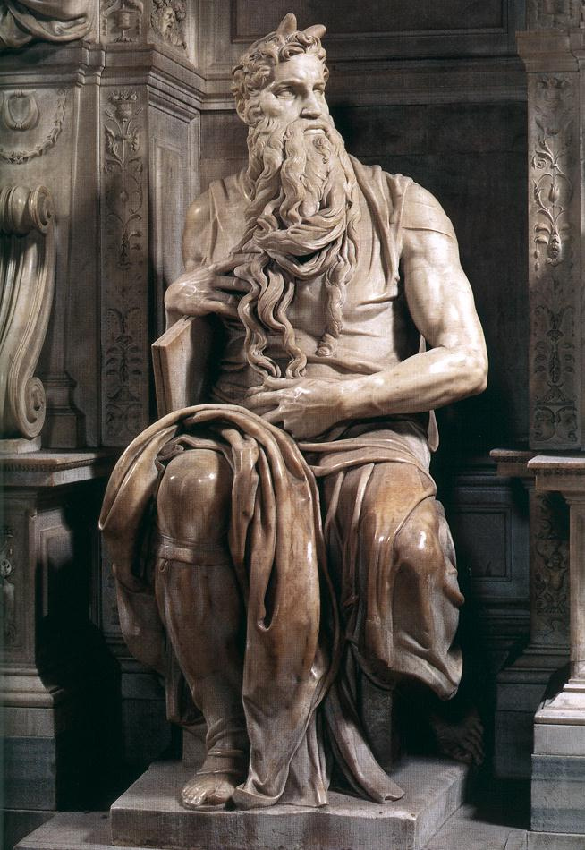 Buonarroti's Moses from the Tomb of Pope Julius II