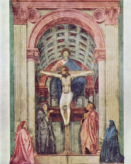 Trinity with the Virgin, Saint John the Evangelist, and Donors