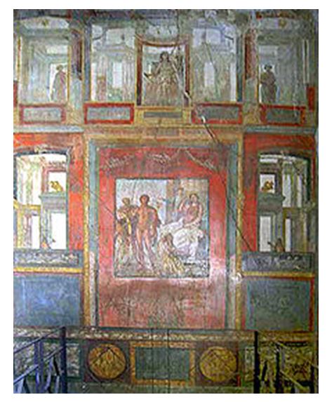 Fresco in the Fourth Style, From House of the Vettii 