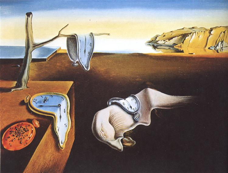 The Persistence of Memory – 1931 by Salvador Dali.