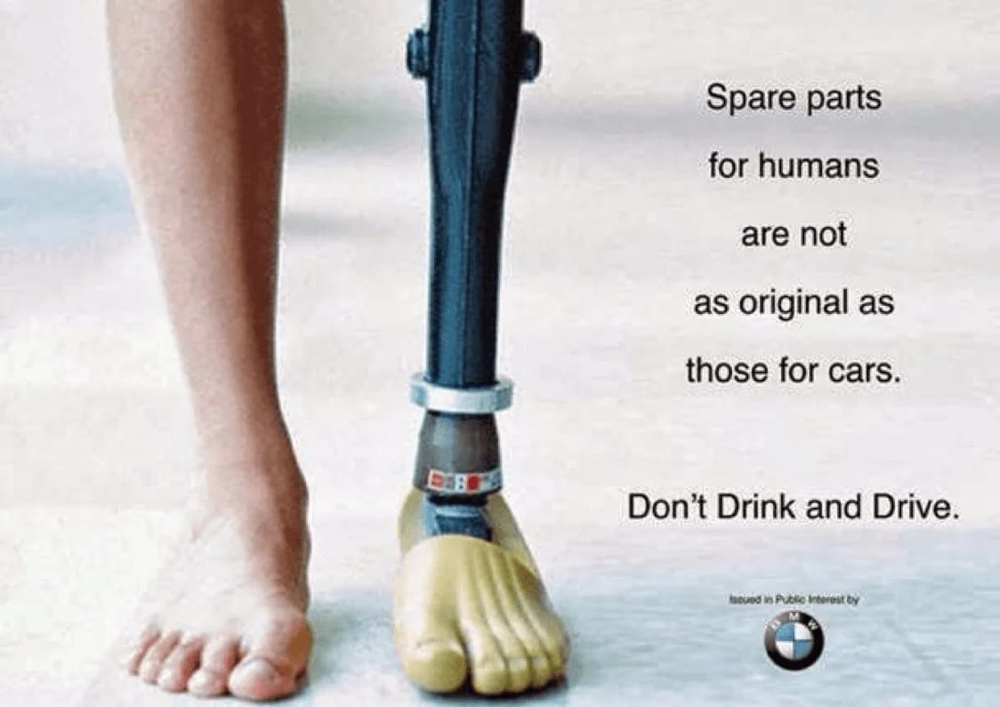 Aron Detisch. “BMW warns against drinking and driving in this pathos advertisement example.” StudioBinder.