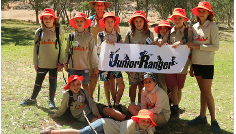 Australian Junior Rangers at the nature journalism
