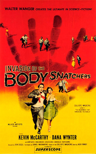 Film poster of Invasion of the Body Snatchers