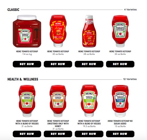 Heinz Ketchup Packaging 