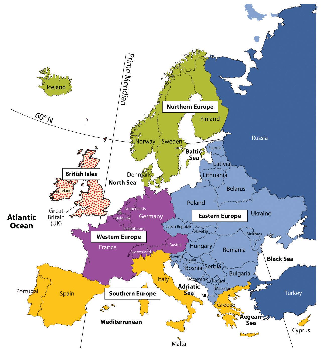 The European Realm and Its Regions