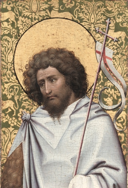 John the Baptist, c. 1410, by Robert Campin