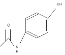 Formula 4-Acetamidophenol.