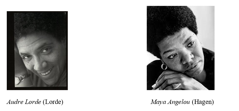 Audre Lorde (Lorde); Maya Angelou (Hagen)