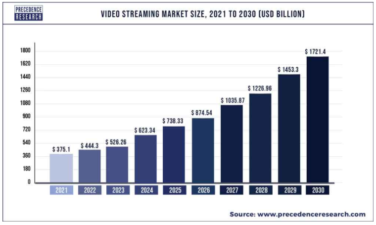 Expected Growth of the Video Streaming Industry