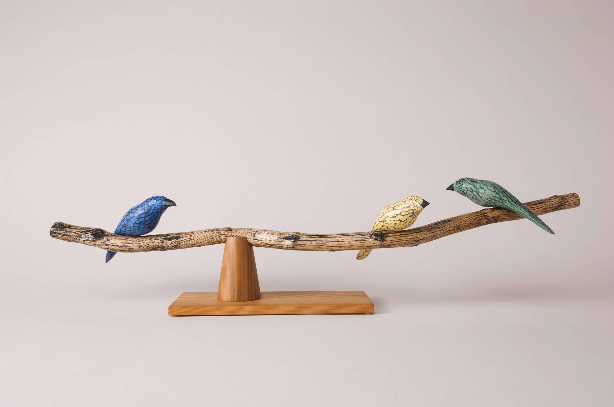 Birds on branch