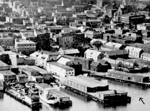 Aerial view of Halifax waterfront