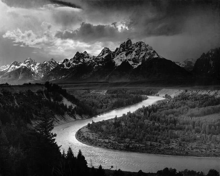 The Tetons and the Snake River.