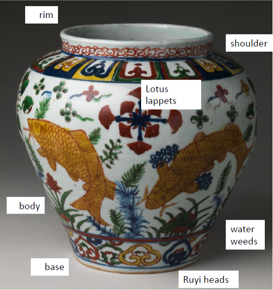 Jar with Caro in Lotus Pond