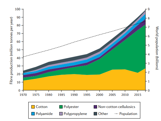 Growth of textile production.
