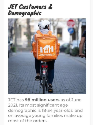 Just Eat target customers