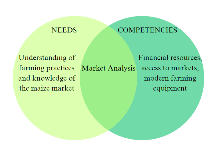 Venn Diagram of Needs/Competencies