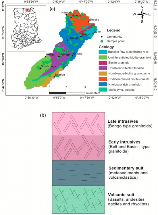 Map showing the geology of the Abercrombie, NSW catchment.