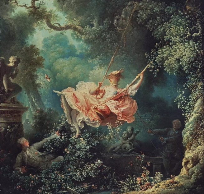 Jean-Honore Fragonard. The Swing.