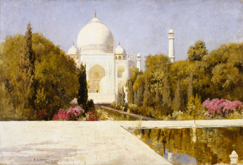 The Taj Mahal Artist by William Hodges in 1780.