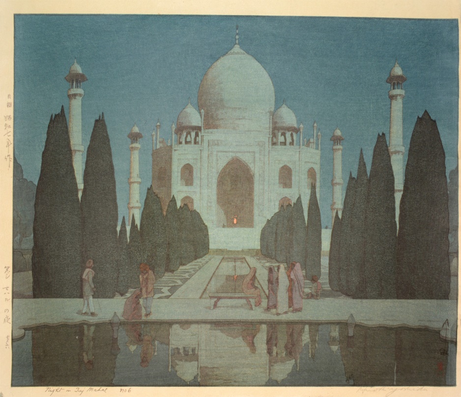 Night in Taj Mahal by Yoshida Hiroshi in 1932.