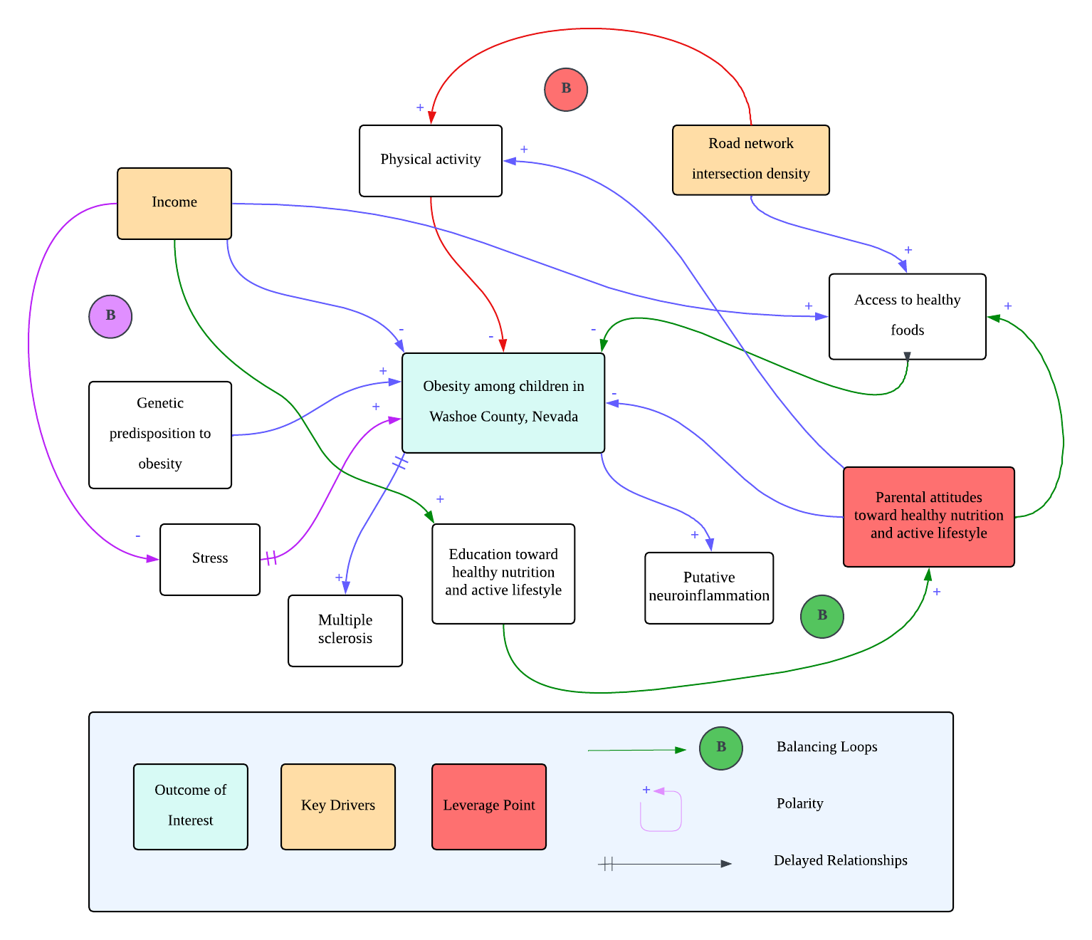 Causal Loop Diagram.