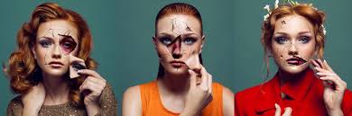 Young Girls with Unrealistic Beauty.