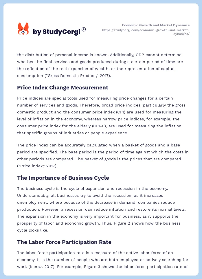 Economic Growth and Market Dynamics. Page 2