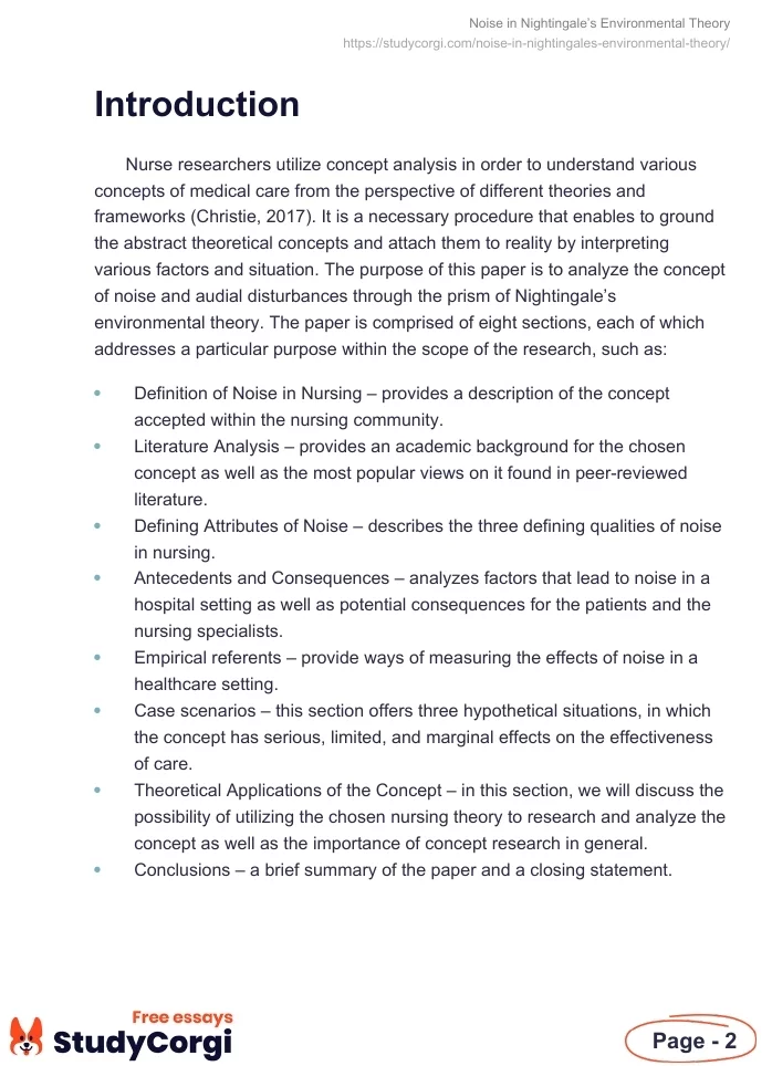 Noise in Nightingale’s Environmental Theory. Page 2