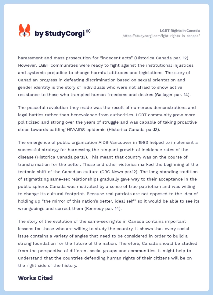 LGBT Rights in Canada. Page 2