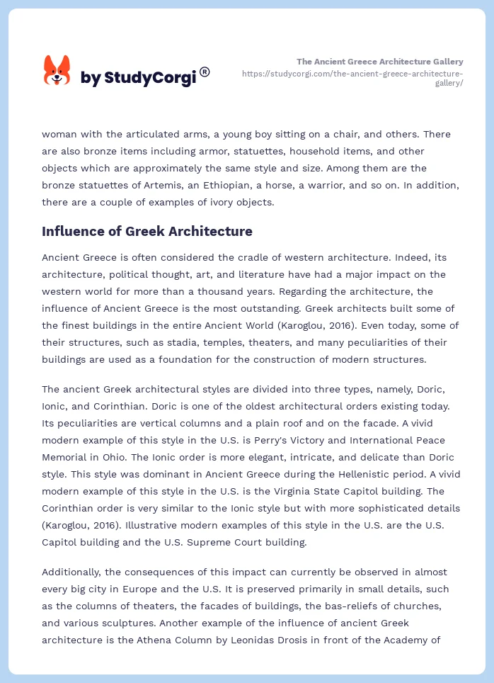 The Ancient Greece Architecture Gallery. Page 2
