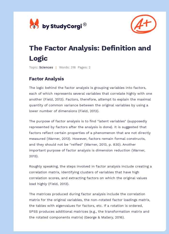 the-factor-analysis-definition-and-logic-free-essay-example