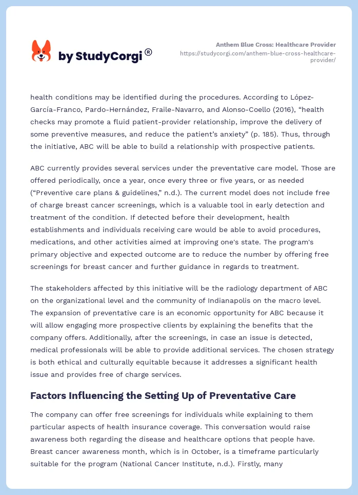 Anthem Blue Cross: Healthcare Provider. Page 2
