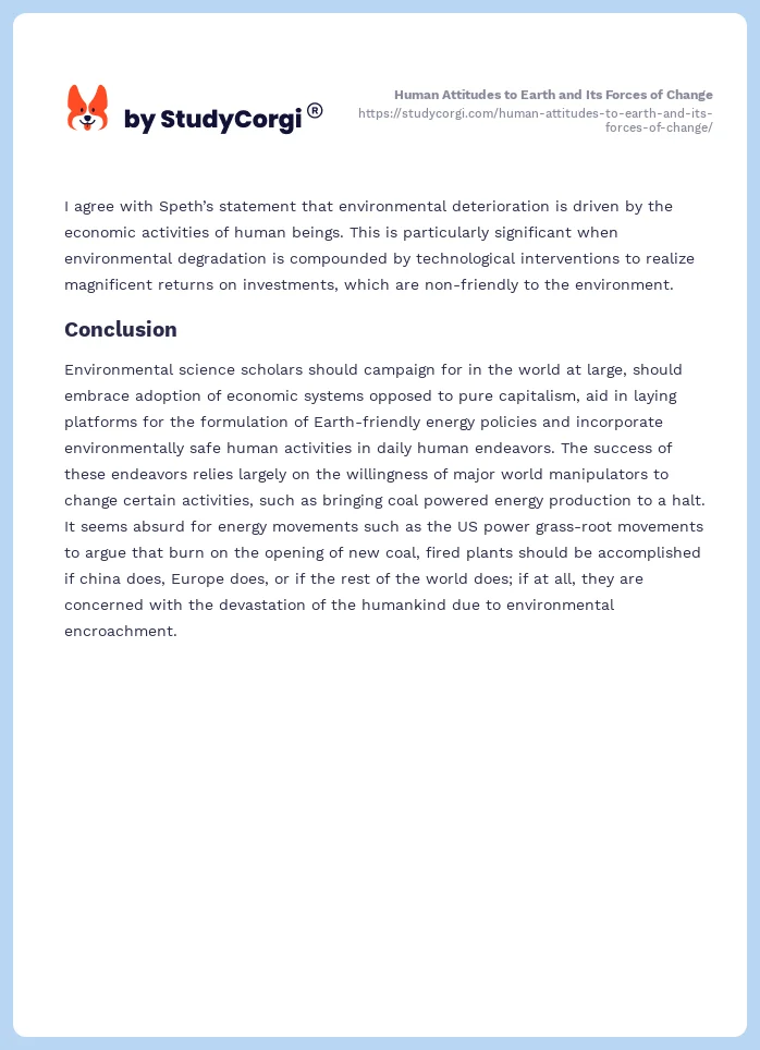 Human Attitudes to Earth and Its Forces of Change. Page 2
