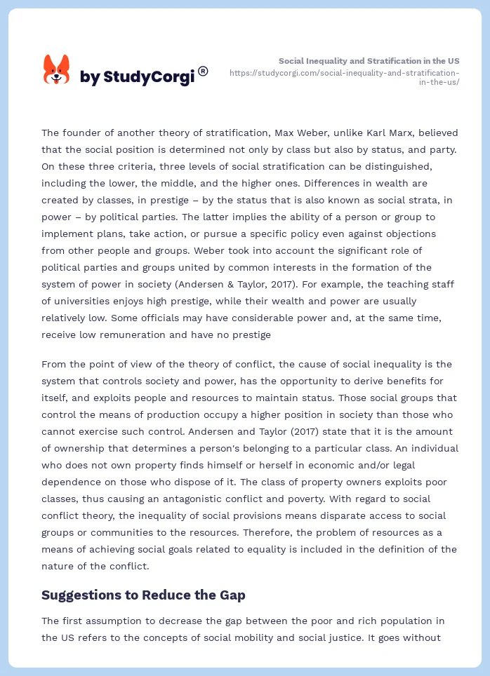 social inequality in stratification essay