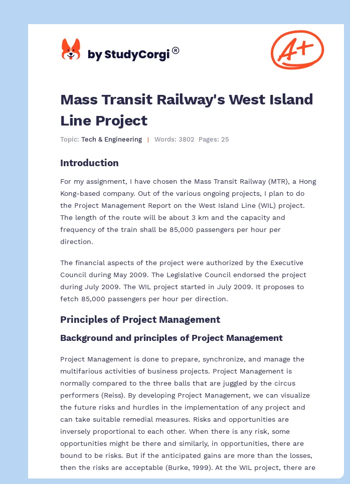 Mass Transit Railway's West Island Line Project. Page 1