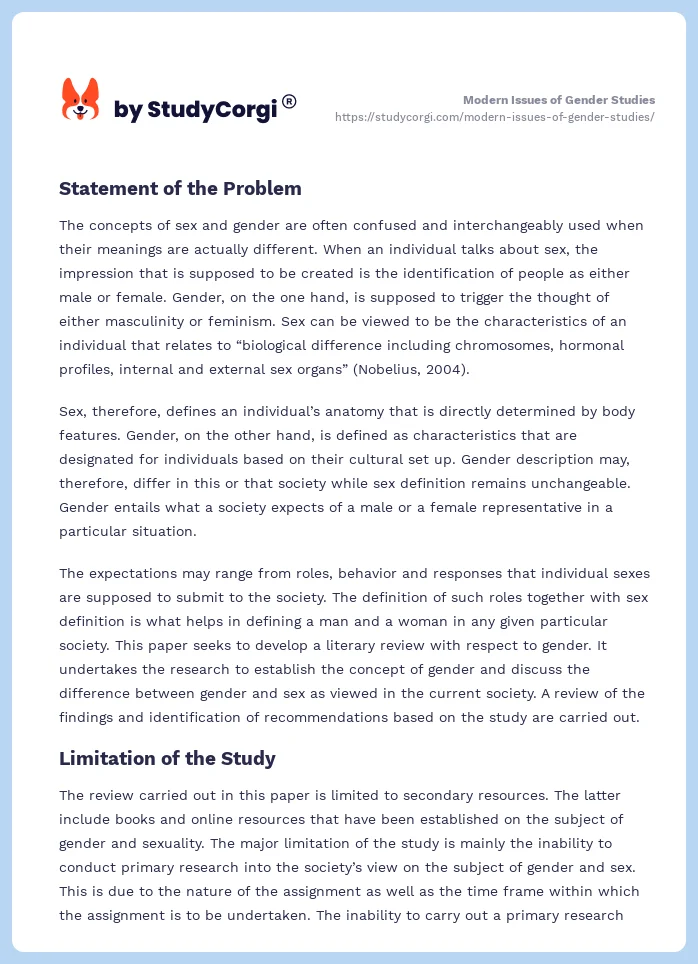 Modern Issues of Gender Studies. Page 2